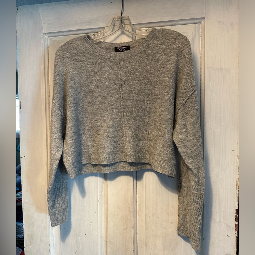 Hooked Up By IOT Cropped Sweater